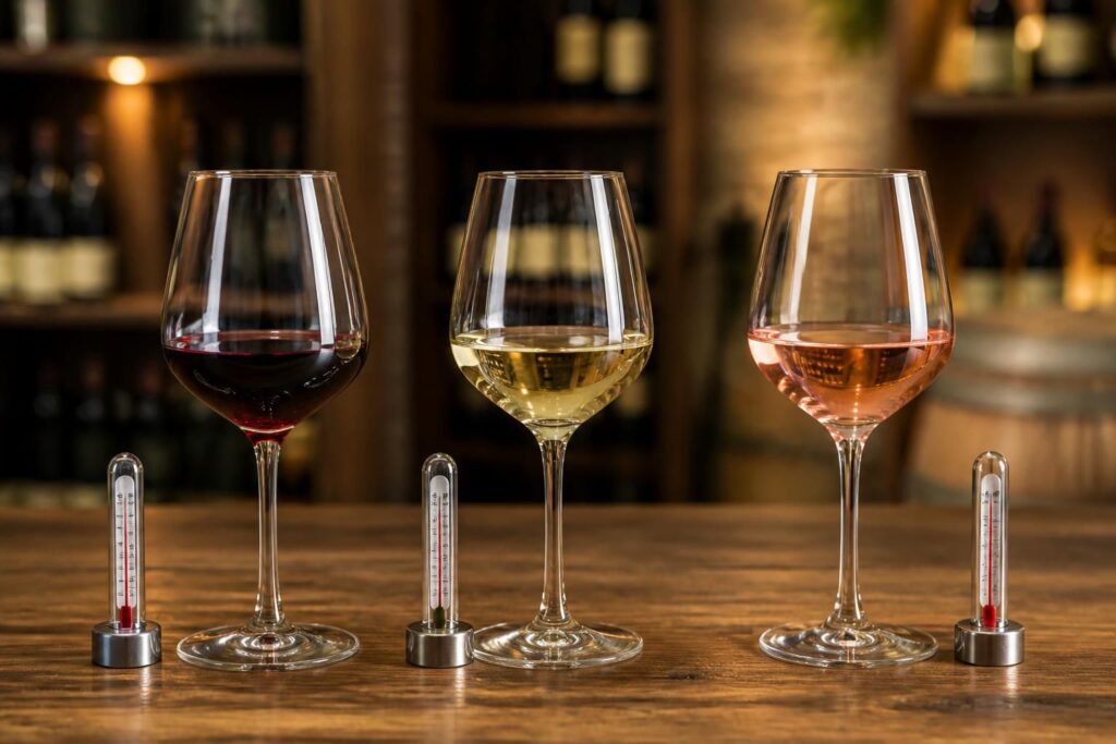 découvrez à quelle température idéale servir vos vins rouges, blancs et rosés pour révéler toutes leurs saveurs et apprécier pleinement chaque dégustation.