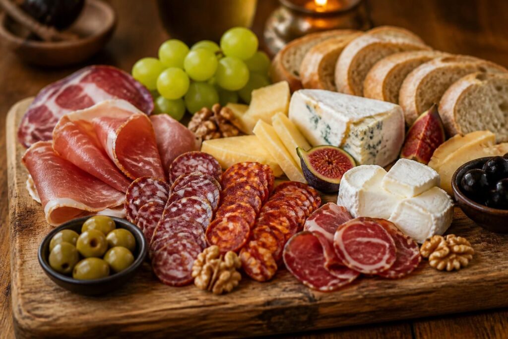 Composer une planche de charcuterie et fromages réussie