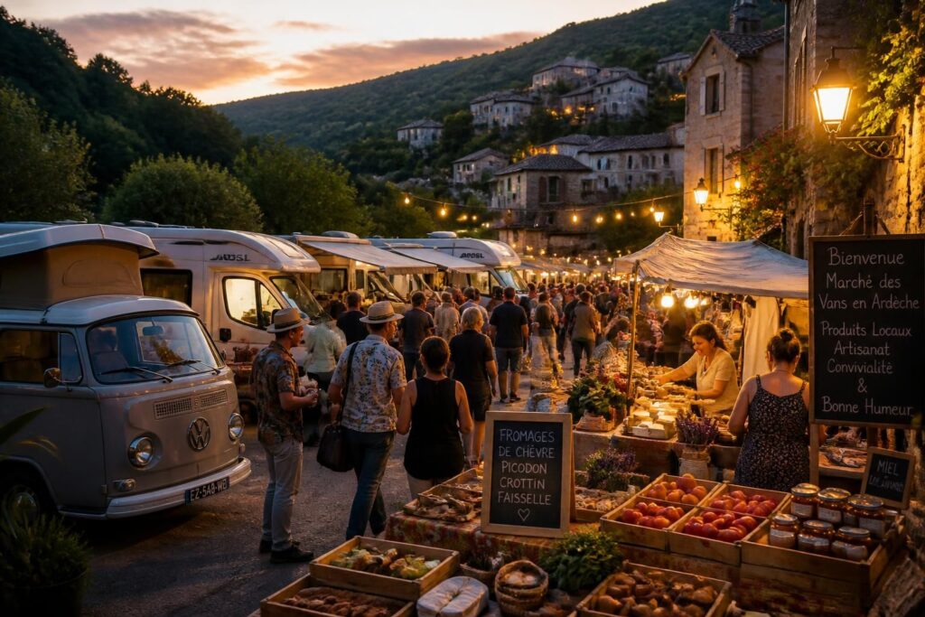 découvrez le marché des vans en ardèche : horaires d'ouverture, marchés nocturnes animés et les meilleures adresses pour une expérience locale authentique.