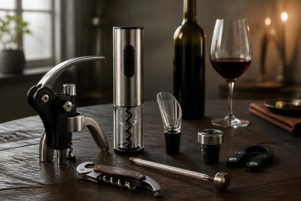 Tire-bouchons et accessoires du vin : notre comparatif
