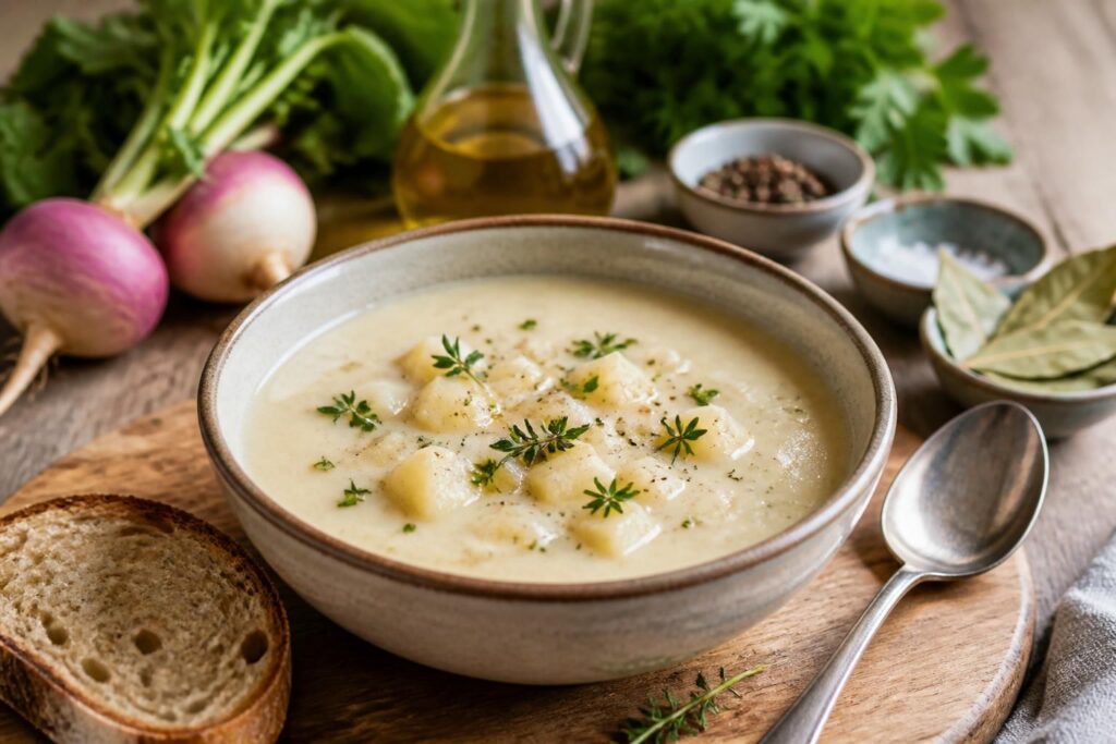 découvrez nos recettes savoureuses de soupe au navet, ses bienfaits pour la santé et nos astuces pour la réussir facilement et à tous les coups.
