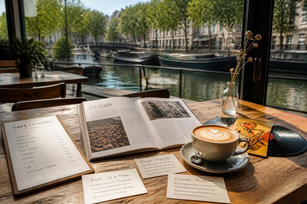 découvrez le bonjour jacob canal saint martin, un café unique présenté dans coffee magazine. explorez son menu varié et lisez les avis pour une expérience vinyle et café inoubliable.