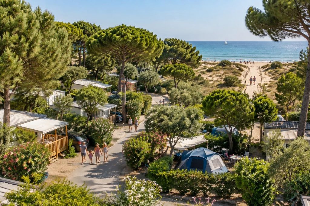 Camping Les Ondines à Vias : avis, plan et accès à la plage