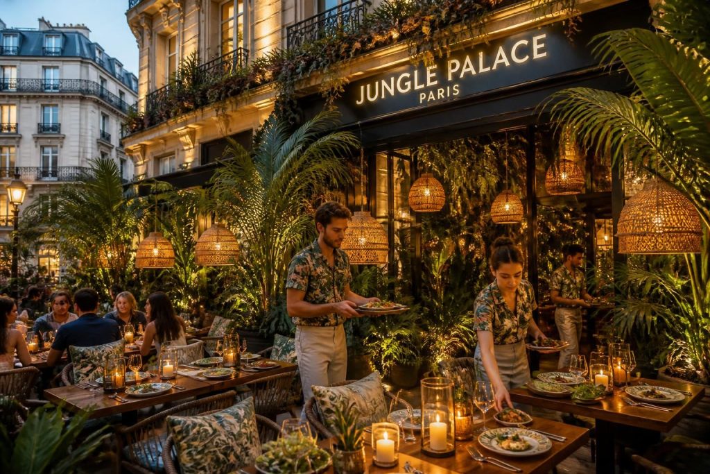 découvrez jungle palace à paris, un restaurant unique où vous savourerez un menu exotique dans une ambiance tropicale immersive. parfait pour une escapade gourmande dépaysante.