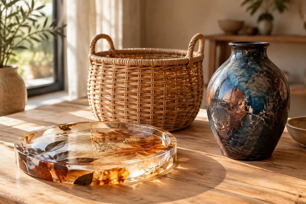 Objets en R : tout savoir sur les matériaux comme résine, rotin et raku