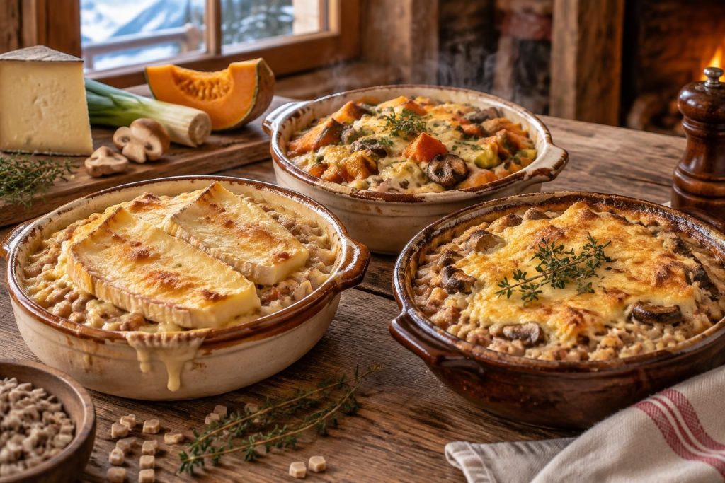 Recette de gratin de crozets : version reblochon, légumes ou beaufort
