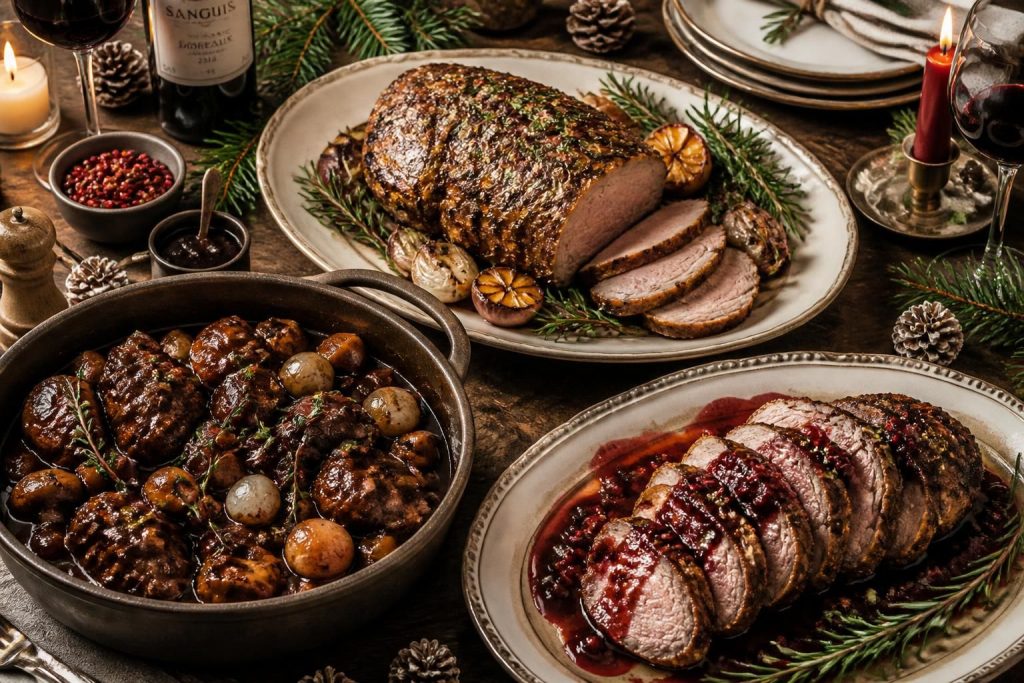 découvrez des recettes festives de sanglier pour noël : rôti tendre, civet savoureux et gigot aux épices, parfaits pour un repas de fête chaleureux et gourmand.