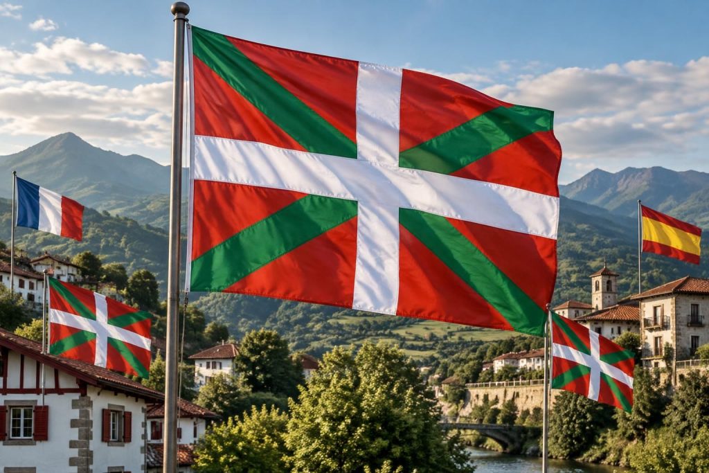 Drapeaux Pays Basque : signification et variantes françaises et espagnoles