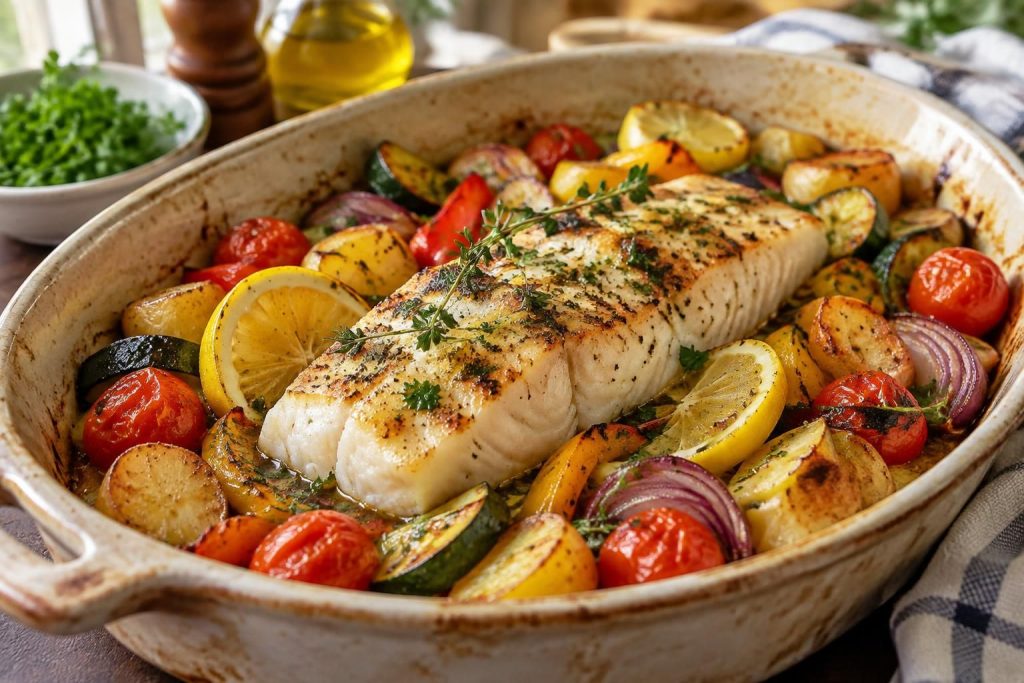 découvrez des recettes faciles de poisson au four avec pommes de terre et légumes : des plats savoureux, simples à préparer et parfaits pour tous les jours.