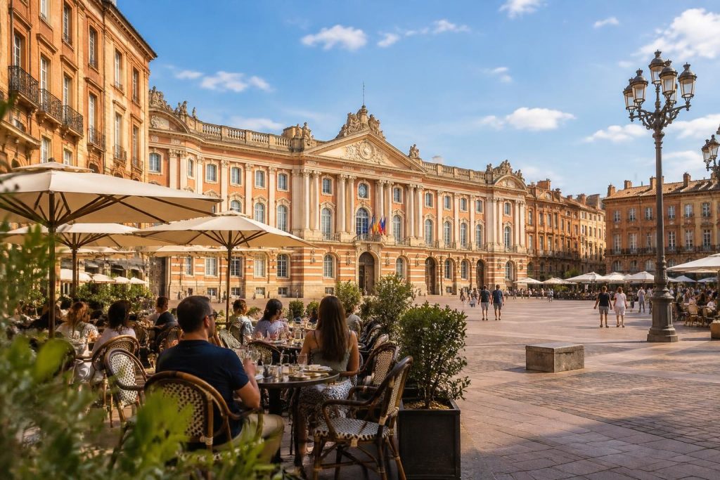 découvrez la place du capitole à toulouse : restaurants, hôtels et locations pour organiser un séjour agréable et profiter pleinement de votre visite.